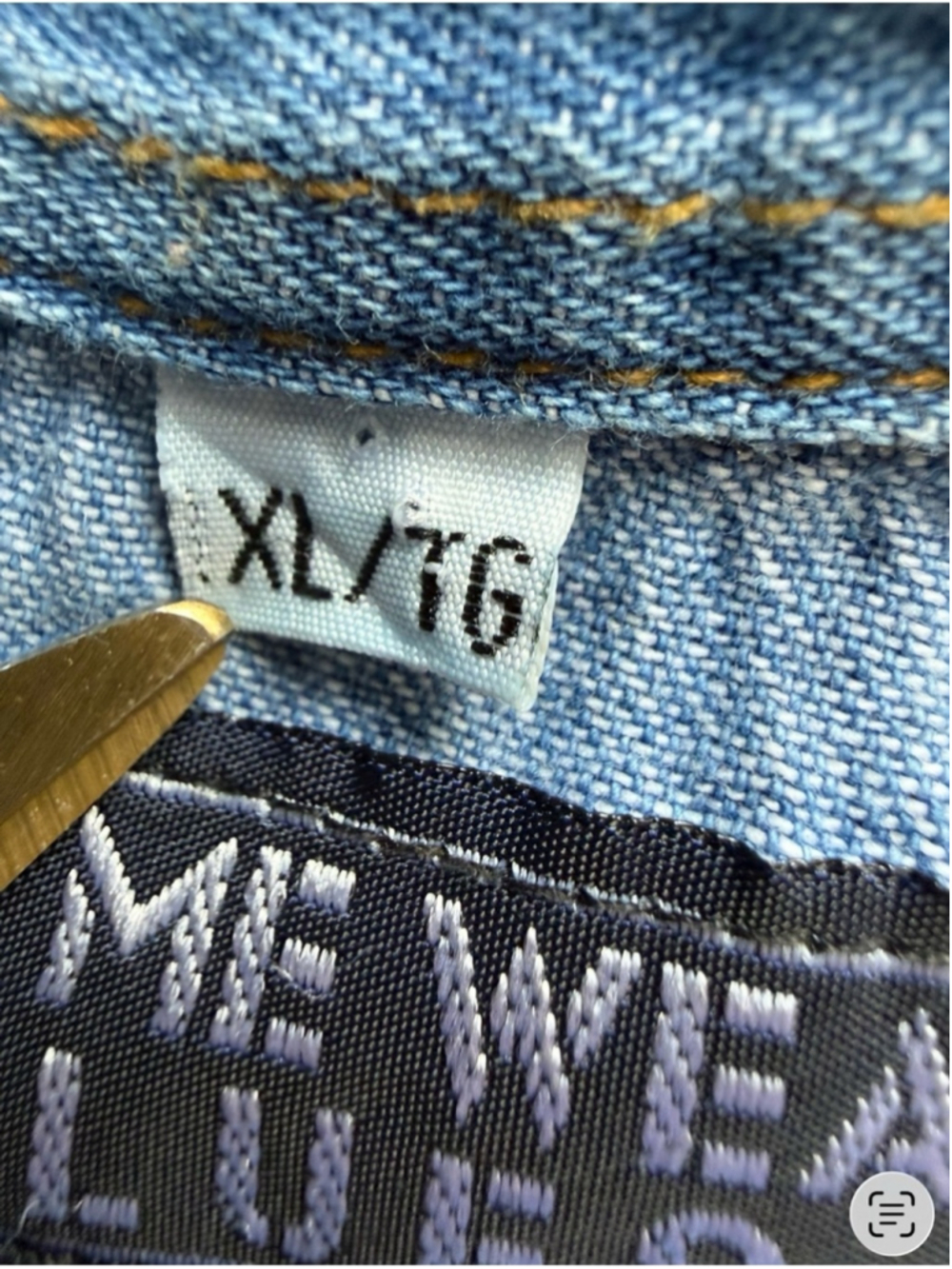 Vintage Thyme Wear Classic Light Blue Denim Button-Up Western Shirt Size XL - Picture 5 of 14